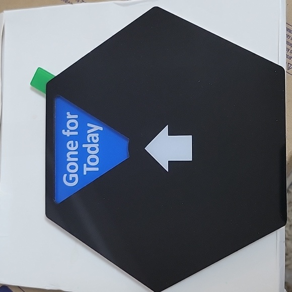 Changeable Office sign self adhesive double sided tape included nwt - Picture 3 of 7